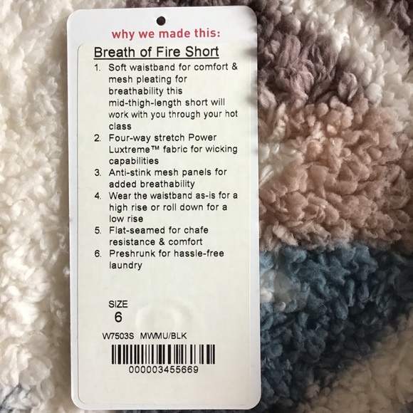 Lululemon Breath of Fire Short - Picture 4 of 4